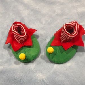 TODDLER ELF CHRISTMAS SLIPPERS
